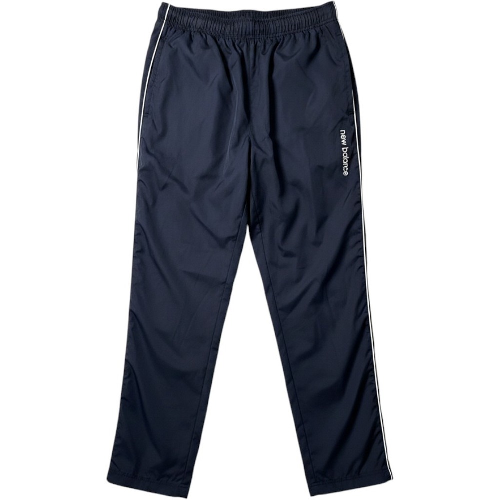 New Balance Pants Men's Large Navy Blue Side Stripe Nylon Athletic EUC
